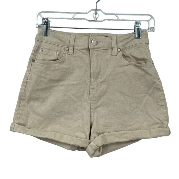 Indigo Rein High Waisted Cuffed Mom Denim Jean Shorts Women's 3 /25 3" Inseam‎ - Picture 1 of 8